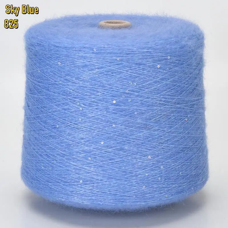 пряжа 50g/Ball / Mohair Sequins Yarn DIY Knitting Wool Sweaters, coats, socks, hats yarn - Image 3