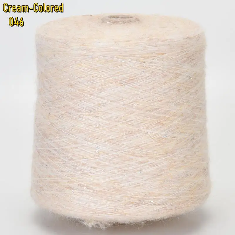 пряжа 50g/Ball / Mohair Sequins Yarn DIY Knitting Wool Sweaters, coats, socks, hats yarn - Image 4