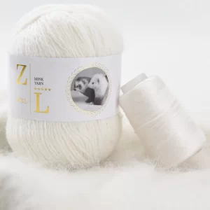 10 Set / Pack New Colour 50g+20g / Set Super High Quality Graded Long Mink Yarn DIY Knitting For Sweater Scarf Hat пряжа Yarn