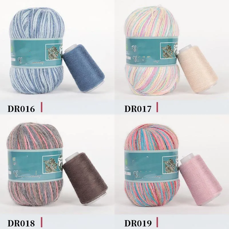 New 100 Colour 50+20g/set Long Plush Mink Cashmere Yarn Fine Quality Hand-Knitting Thread For Cardigan Scarf Suitable for Woman - Image 4