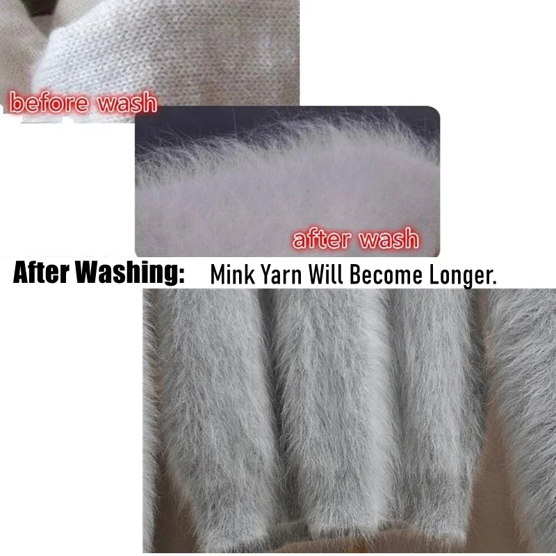 50g Angora 60 Rabbit 16s/2 Plush Cashmere Mink Yarn Quality DIY Hand KNITTING YARN Winter Warm Soft Sweater Hat Socks пряжа - Image 3
