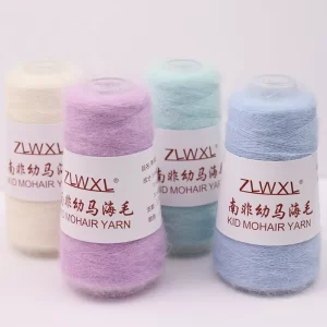 100g 1300 meters South Africa Kid Silk mohair Yarn For Hand knitted Thin Sweater knit shirt DIY Knitting Yarn