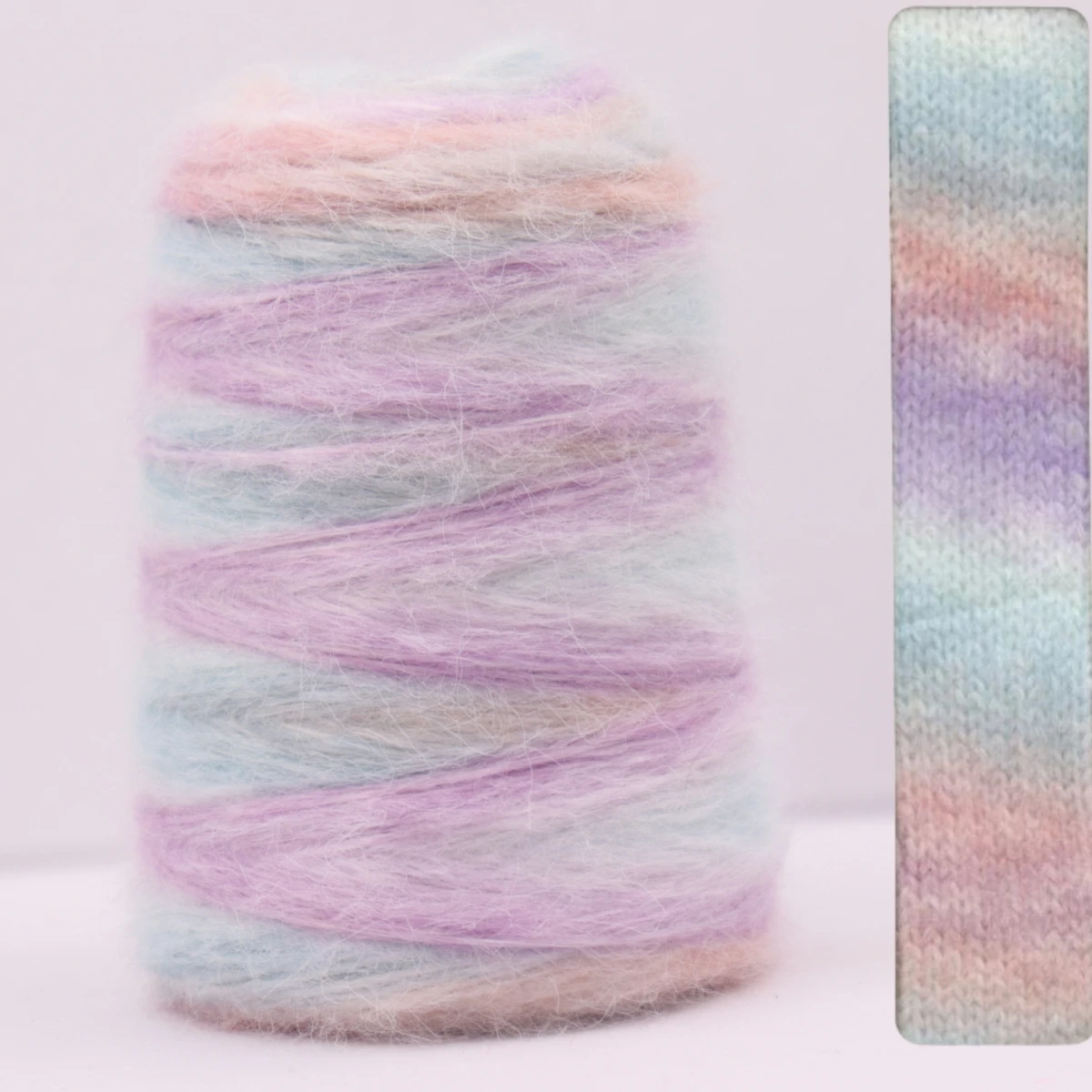 100 g 64 Colour Rainbow Angola Amorous Mohair Wool Yarn Plush Fine Wool Crochet Hand Knitting yarn DIY FOR sweater blanket