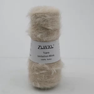 100g 500 metre 2cM Imitation Rabbit ECO Mink hair nylon yarn DIY Hand knitted winter warm Sweater Hat Doll scarf пряжа Yarn