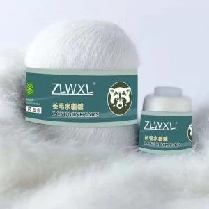 5set*100 Colour 50+20g/set Long Plush Mink Cashmere Yarn Fine Quality Hand-Knitting Thread For Cardigan Scarf Suitable for Woman