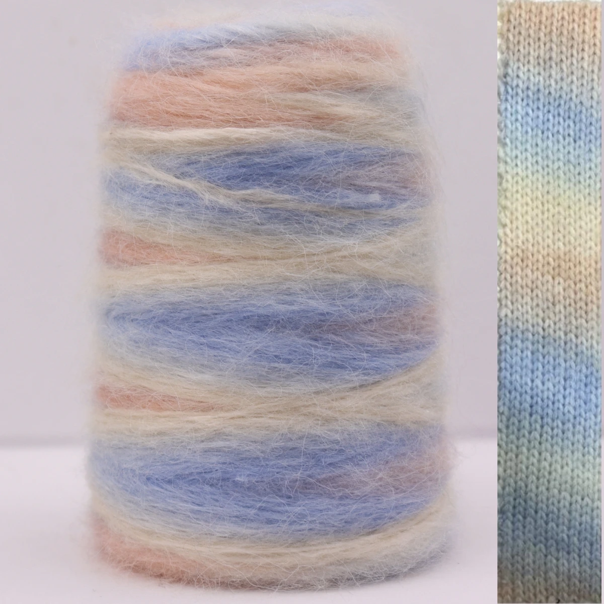 100 g 64 Colour Rainbow Angola Amorous Mohair Wool Yarn Plush Fine Wool Crochet Hand Knitting yarn DIY FOR sweater blanket - Image 2