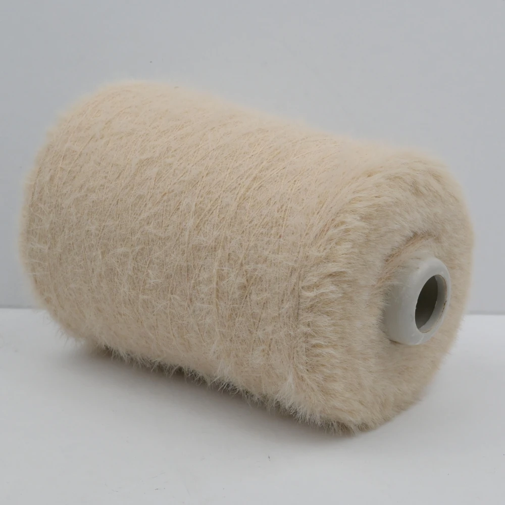 500g 3500 metre 1CM Imitation Rabbit Mink hair nylon yarn DIY Hand knitted winter warm Sweater Hat Doll scarf пряжа Yarn - Image 2