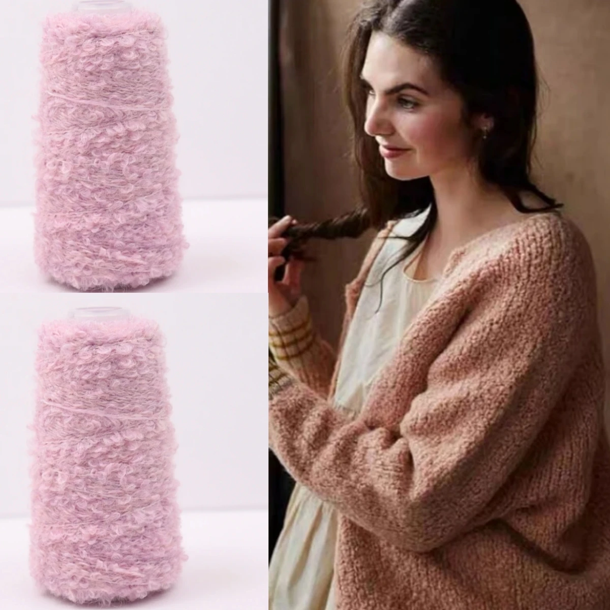 50g Alpaca wool loop Yarn DIY Hand knitted Sweater hat socks scarf Wool Yarn.