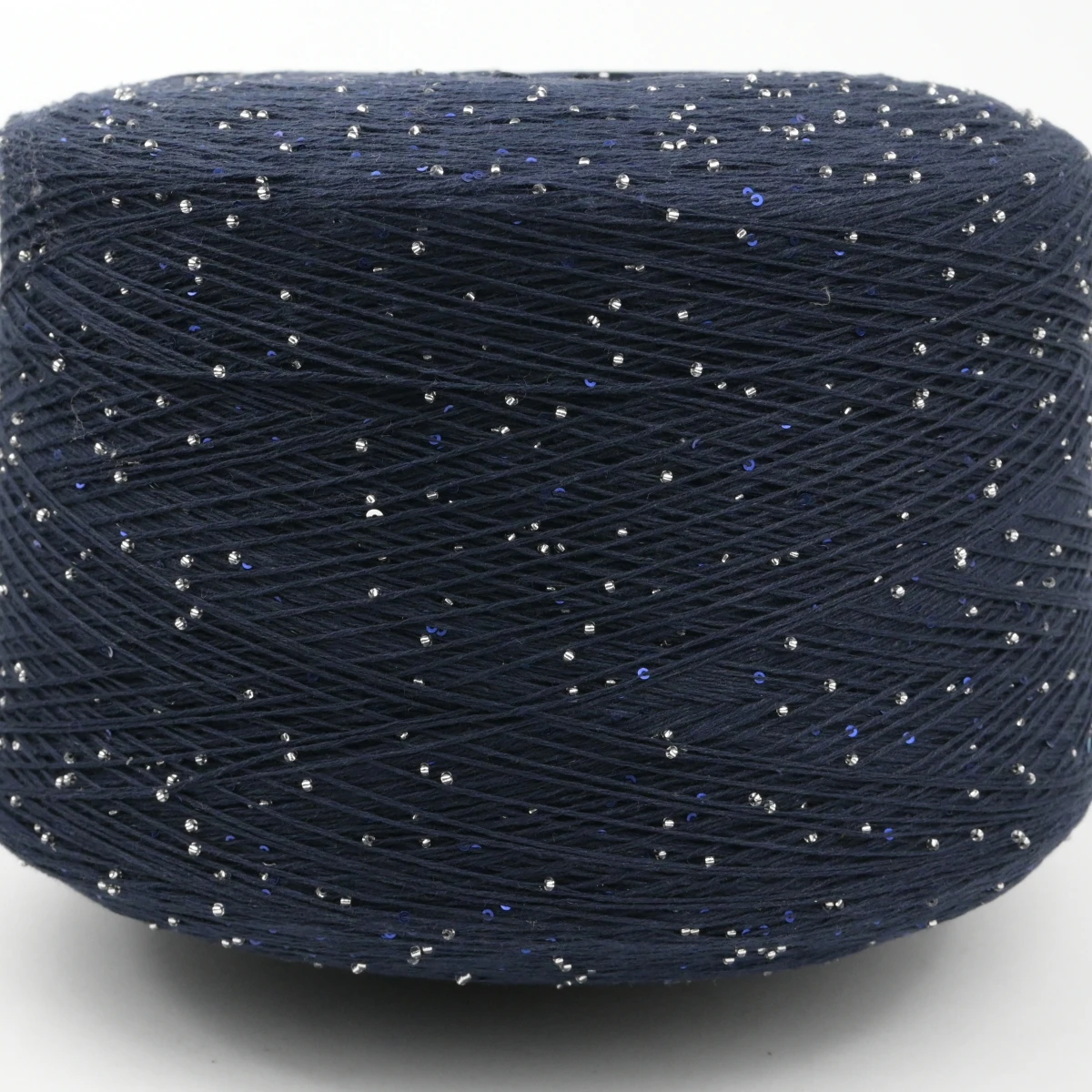 500g 2100M 2mm Sequin & Bead cotton yarn DIY Knitted decoration Hand crochet KNITTING YARN - Image 3