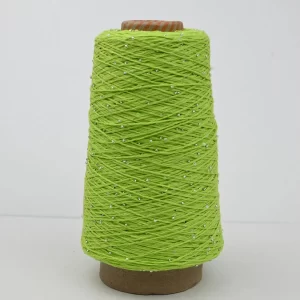 200g 840M 2mm Sequin & Bead cotton yarn DIY Knitted decoration Hand crochet KNITTING YARN