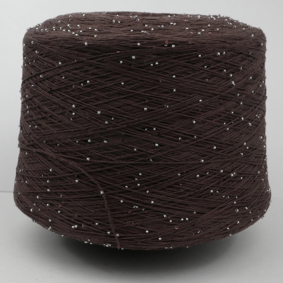 500g 2100M 2mm Sequin & Bead cotton yarn DIY Knitted decoration Hand crochet KNITTING YARN - Image 4