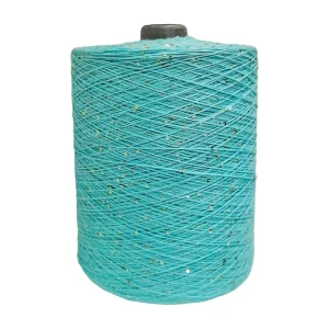 Блэк пряжа 100g 800M 2mm Sequin cotton yarn DIY Knitted decoration Hand crochet KNITTING YARN