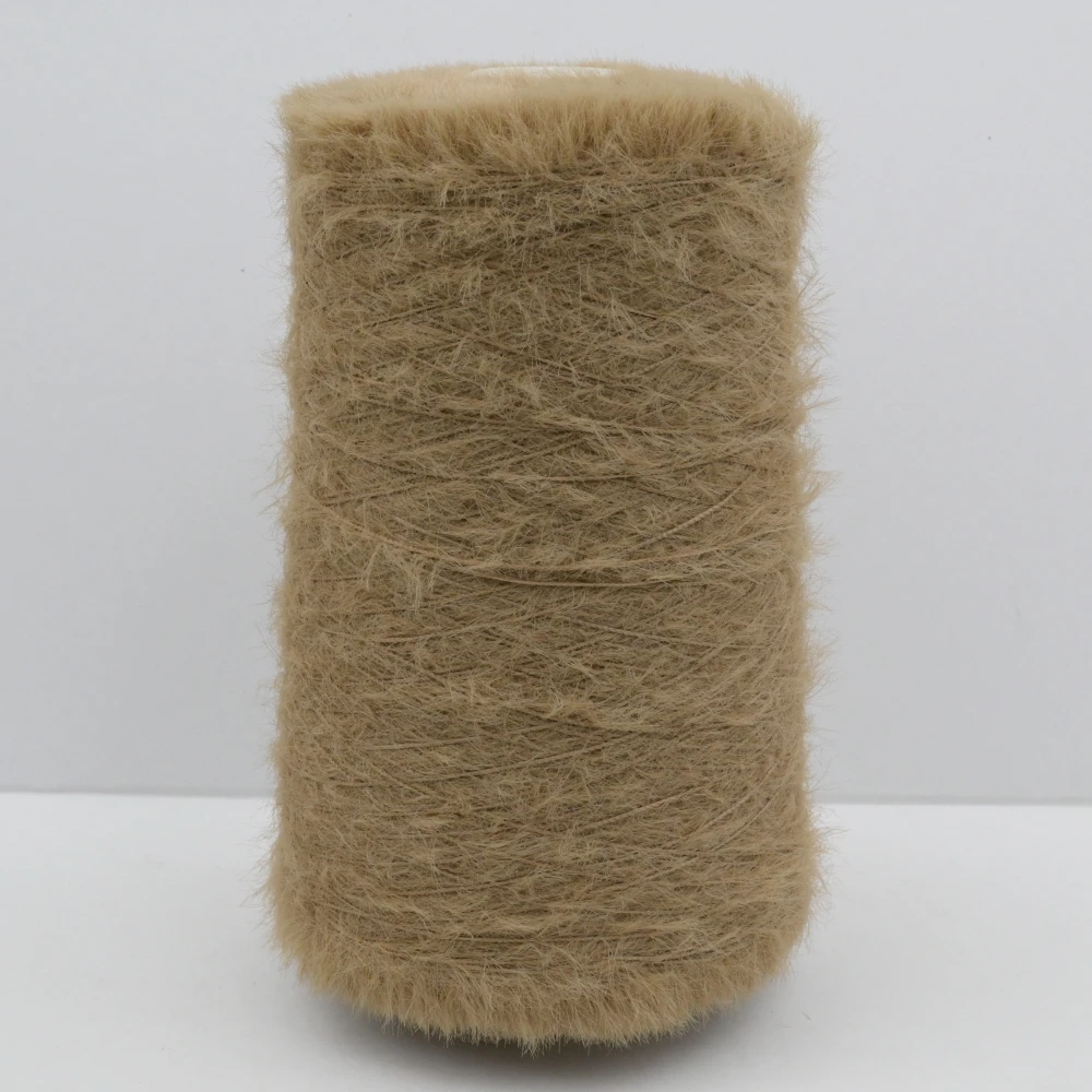 500g 3500 metre 1CM Imitation Rabbit Mink hair nylon yarn DIY Hand knitted winter warm Sweater Hat Doll scarf пряжа Yarn - Image 5