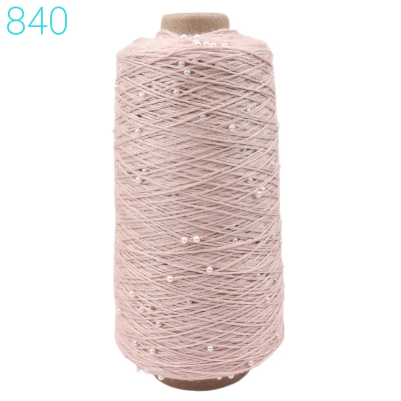 66 Colour пряжа 330-350g 1000M Summer Mercerized cotton yarn pearl bead yarn DIY hand woven Rag doll knitting wool blanket - Image 3