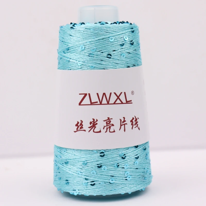 150 Colour пряжа 700M 100g Summer ice silk Mercerized special Sequin yarn DIY hand woven Rag doll knitting wool blanket