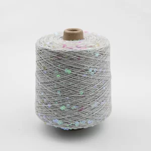 100g 300M Pure Cotton yarn 3MM+6MM NEW Color Special Sequin yarn DIY garment accessories Rag doll Knitting yarn пряжа