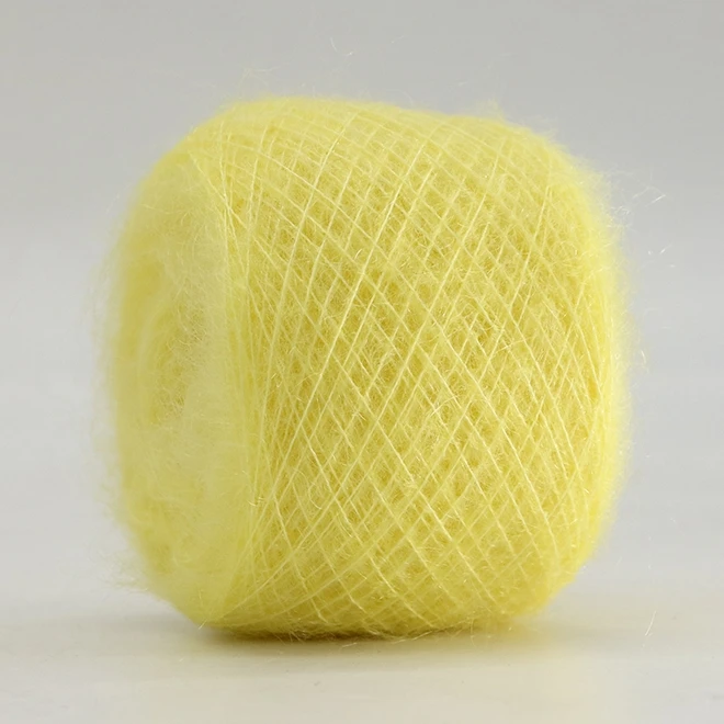 300g 3900 meters South Africa Kid Silk 55%mohair Yarn For Hand knitted Thin Sweater knit shirt DIY Knitting Yarn - Image 2