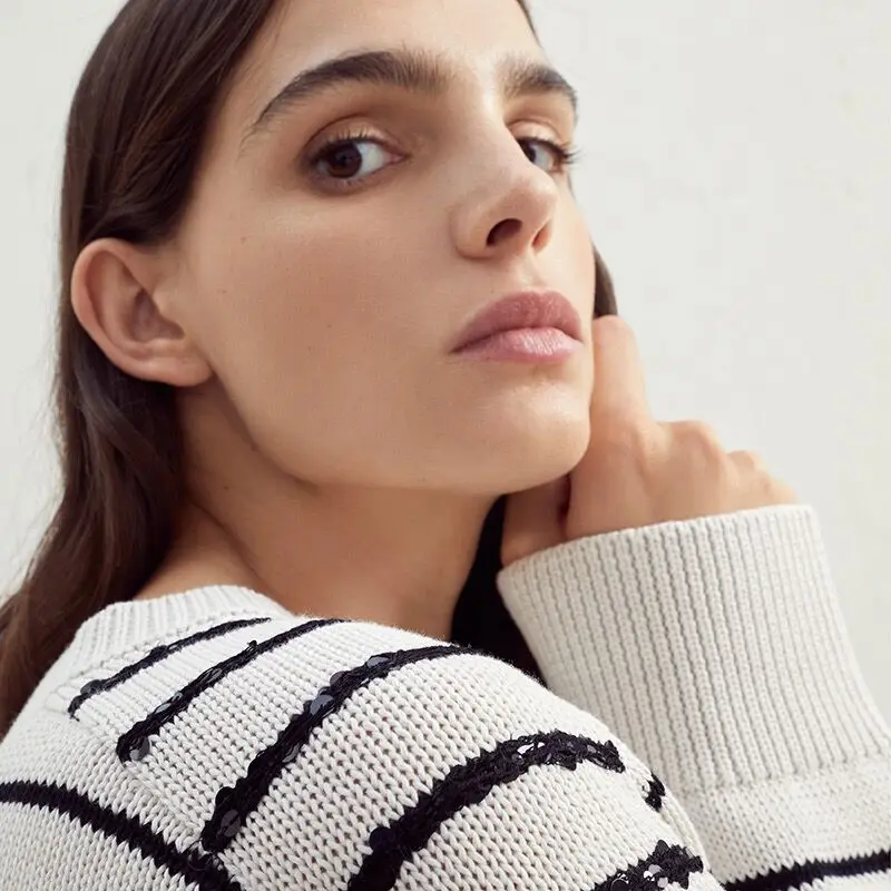 200 Colour 500g /1500M 100% cotton yarn 6mm+3mm special Sequin yarn DIY garment accessories Rag doll Knitting yarn пряжа - Image 4