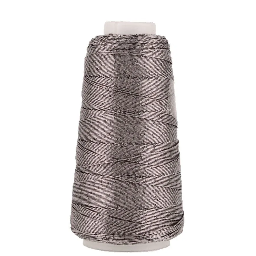 Handmade 200g Core-Wrapped Yarn Special Thread Gold & Silver DIY Hand-Woven Yarn for Crafting - Image 3