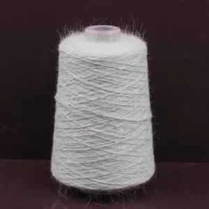 300g 1800m Angora 2mm sequin lurex yarn Angora rabbit hair cashmere wool long mink yarn Soft fluffy
