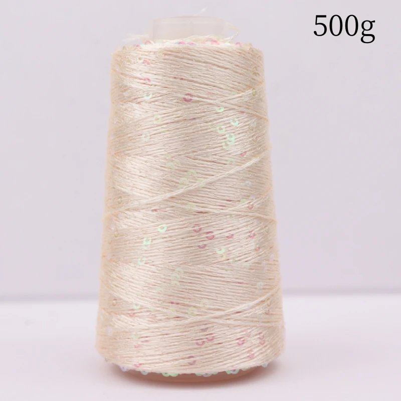 150 Colour 3500M /500g Summer ice silk yarn special 3MM Sequin yarn DIY hand woven Rag doll knitting wool blanket пряжа