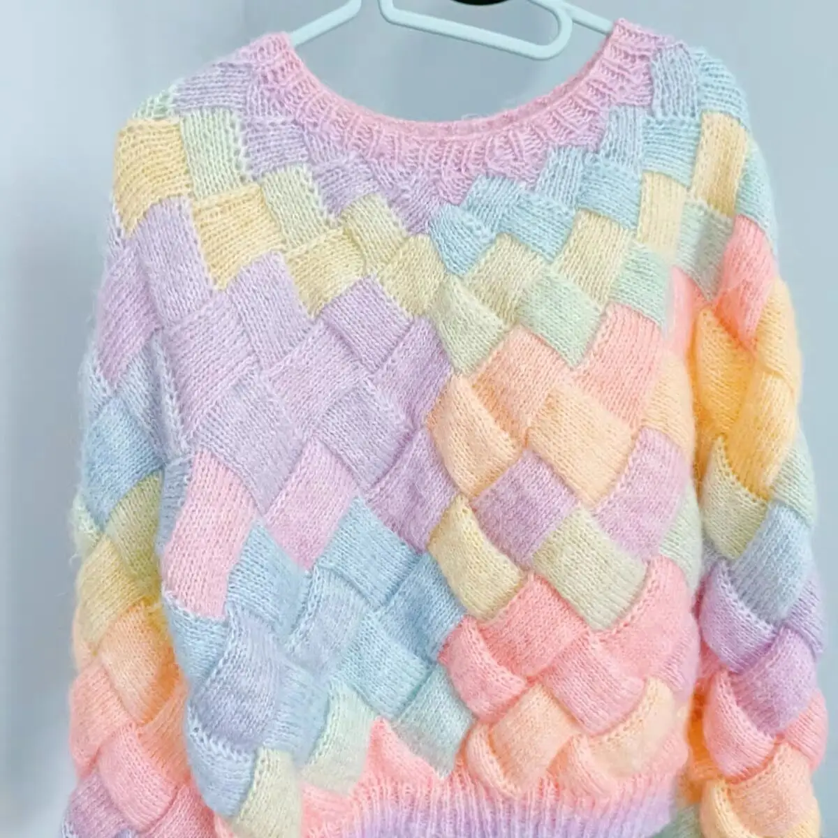 100 g Rainbow Angola Amorous Mohair Wool Yarn Plush Fine Wool Crochet Hand Knitting yarn DIY FOR sweater blanket - Image 2