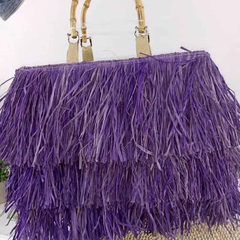 91M / 100% Natural fiber RAFFIA cotton Lafite grass Yarn summer DIY Crochet hat ,bag ,knitting yarn Home decoration - Image 3