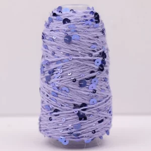 пряжа 16S/2 50g 110M Plush Angora rabbit hair Yarn 3mm+6mm Sequins DIY knitting Christmas Sweater Hat Scarf Decoration Wool Yarn