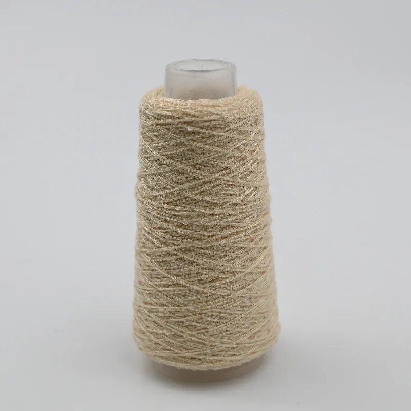 New 2mm sequin cotton yarn 50g More glitter knitting yarn used for DIY hand icrafts weaving hat blankets пряжа - Image 2