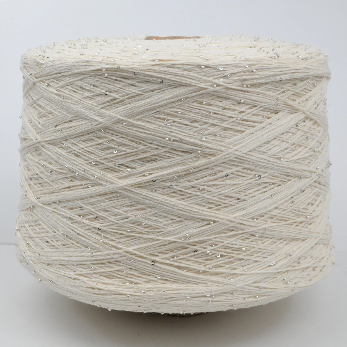 500g 2100M 2mm Sequin & Bead cotton yarn DIY Knitted decoration Hand crochet KNITTING YARN - Image 5