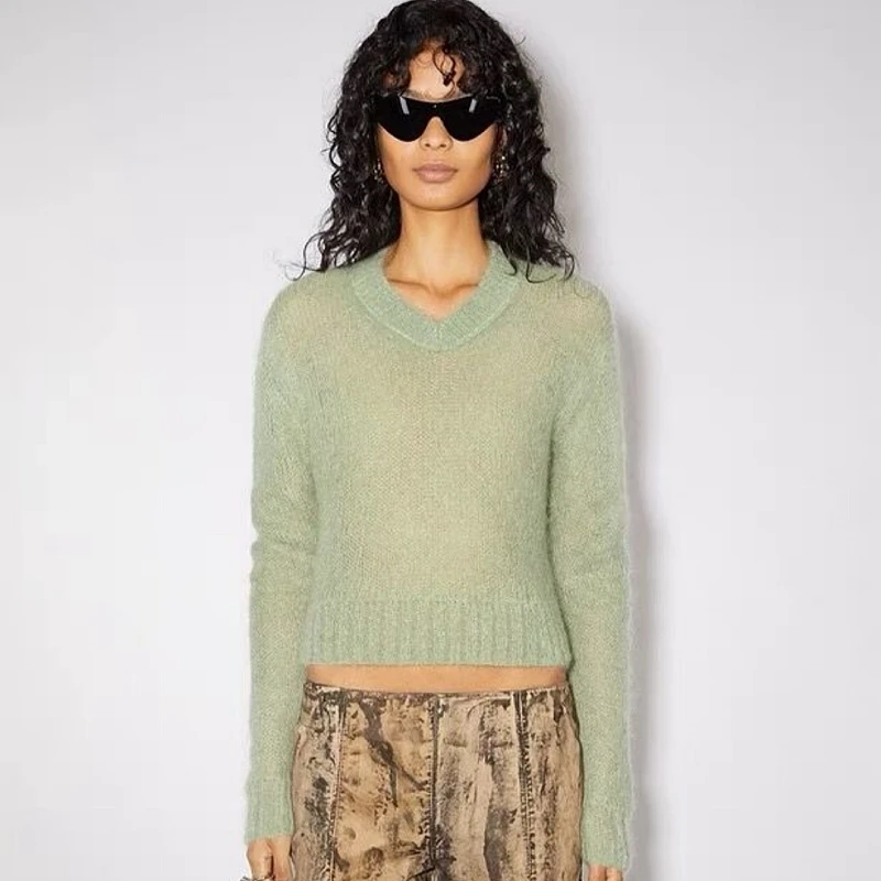 100g 1300 meters South Africa Kid Silk mohair Yarn For Hand knitted Thin Sweater knit shirt DIY Knitting Yarn - Image 4