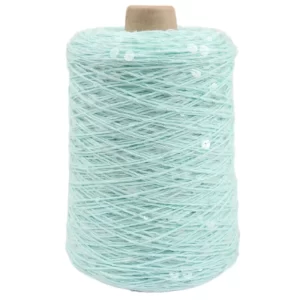 1-88 Colour пряжа 200g 600M 100% cotton yarn 6mm+3mm special Sequin yarn DIY garment accessories Rag doll Knitting yarn
