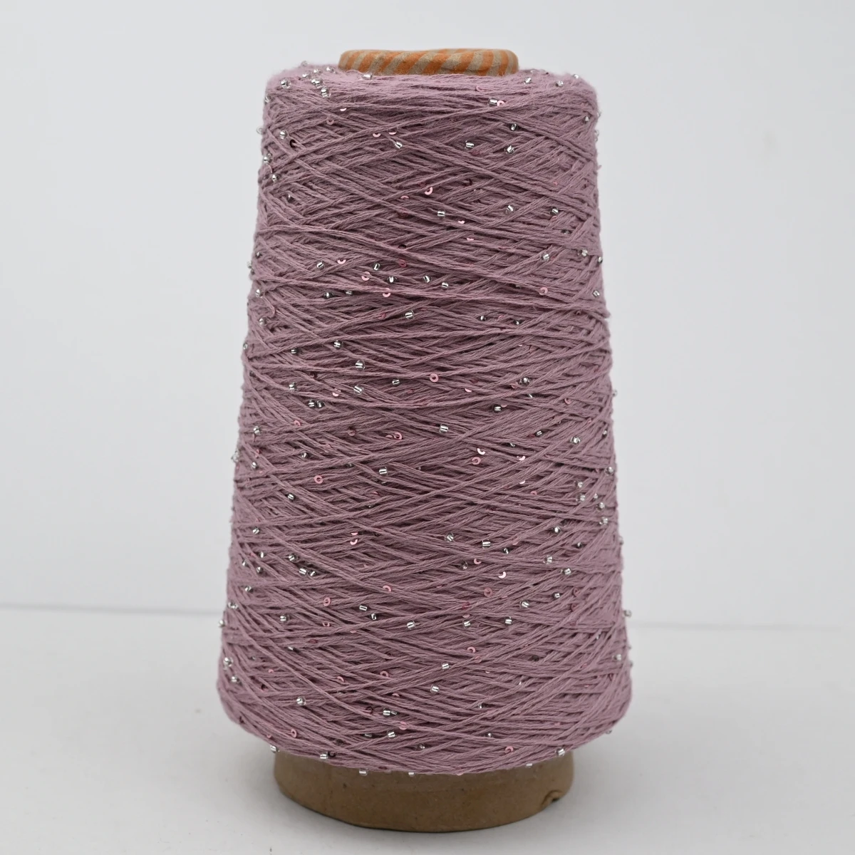 200g 840M 2mm Sequin & Bead cotton yarn DIY Knitted decoration Hand crochet KNITTING YARN - Image 3